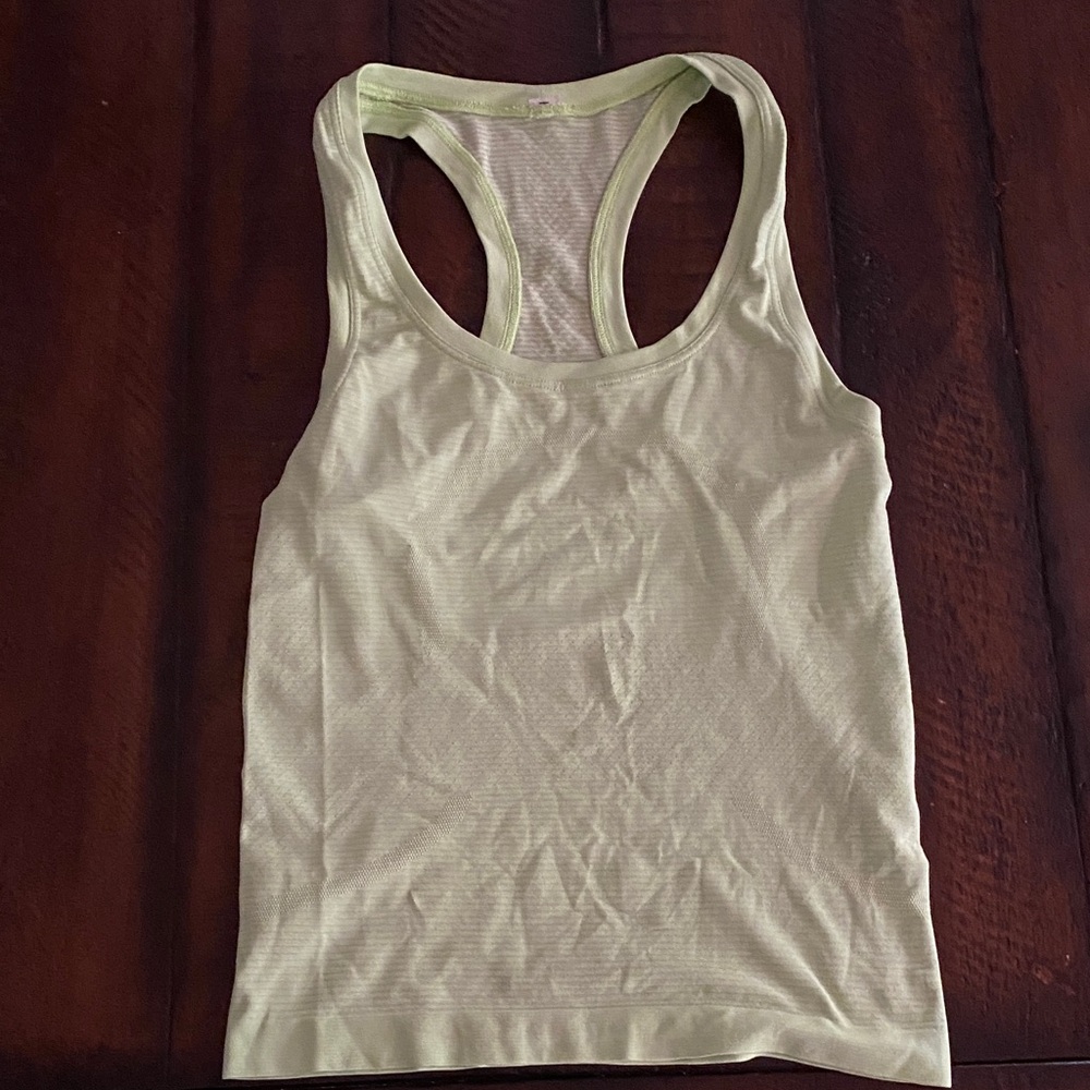 Women's Light Green Tank Top